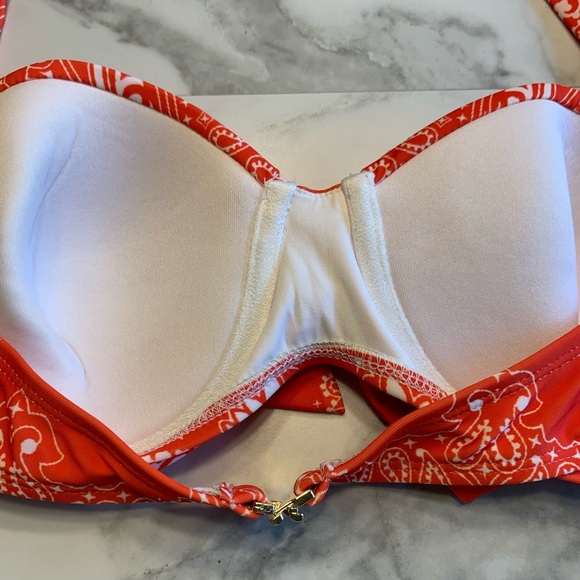 Wildfox Swim Bikini Top Bandana Print - Picture 8 of 8